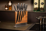 Double-sided Magnetic Knife Block / Double Sided Magnetic Knife Holder Coninx Vertico - Walnut Wood - Strong Magnet