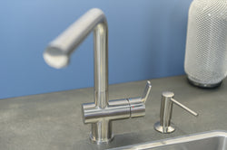 Mizzo Arlori kitchen tap brushed steel