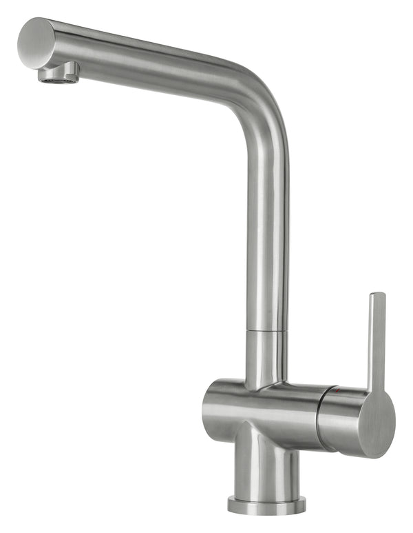 Mizzo Arlori kitchen tap brushed steel