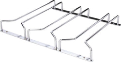 Coninx 3 rails wine glass holder - 34 cm wide - metal chrome