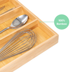 Bambox B5147 Wooden specification bin 51x47 cm - Storage bin - Bamboo cutlery