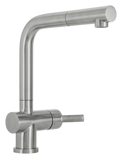 Mizzo Avori kitchen tap brushed steel