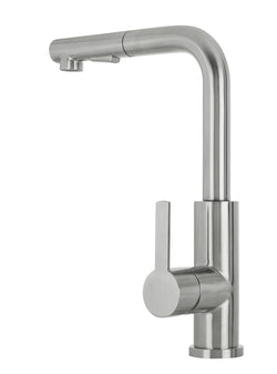 Stainless steel kitchen tap Mizzo Mauro with spray - brush function