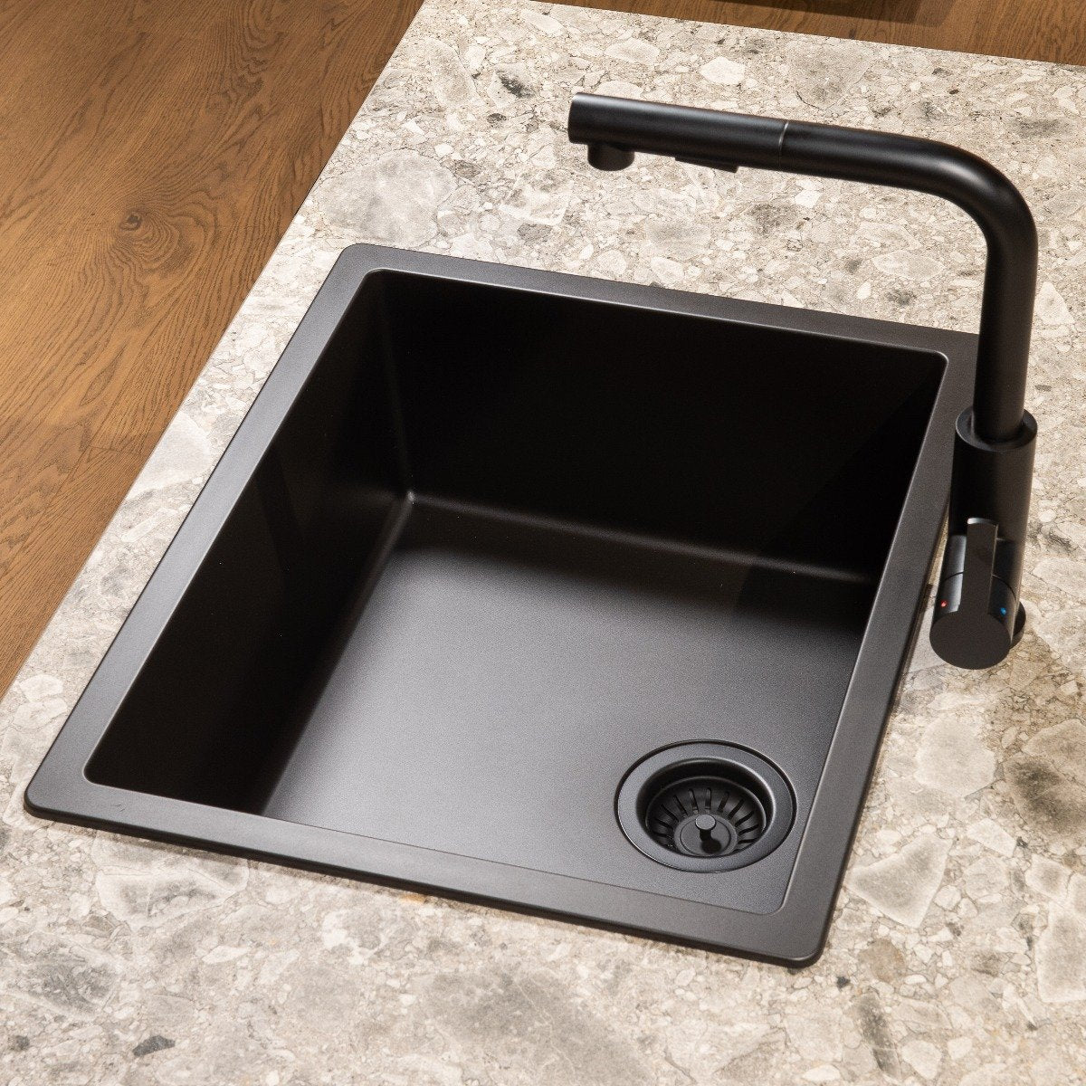 Mizzo Ambro 50-40 kitchen sink topmount/undermount - black