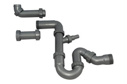 Mizzo single plumbing kit for kitchen sink. Space saving and multifunctional.