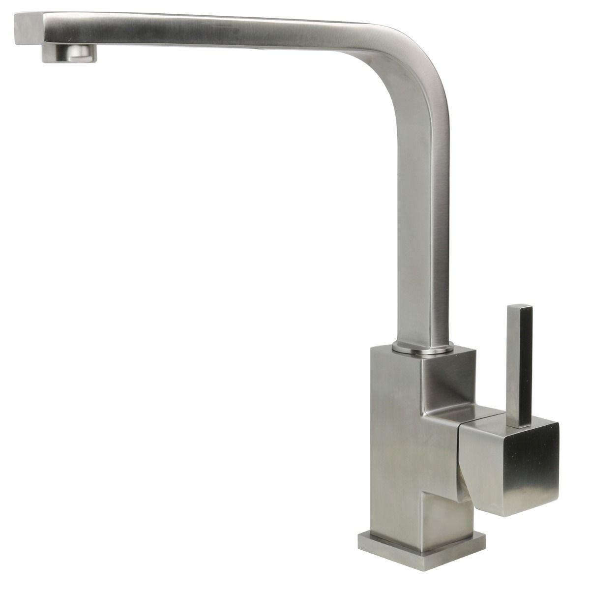 Mizzo sQare kitchen tap brushed steel