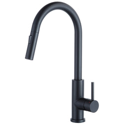 Kitchen tap K8800B Stainless steel Black
