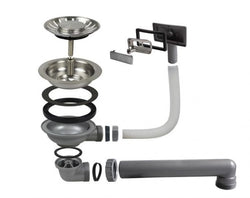 Replacement waste kit Mizzo with overflow